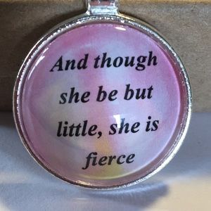 Fierce necklace or keychain